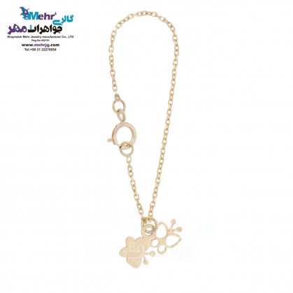 Gold Watch Pendant - Butterfly Design-MW0263